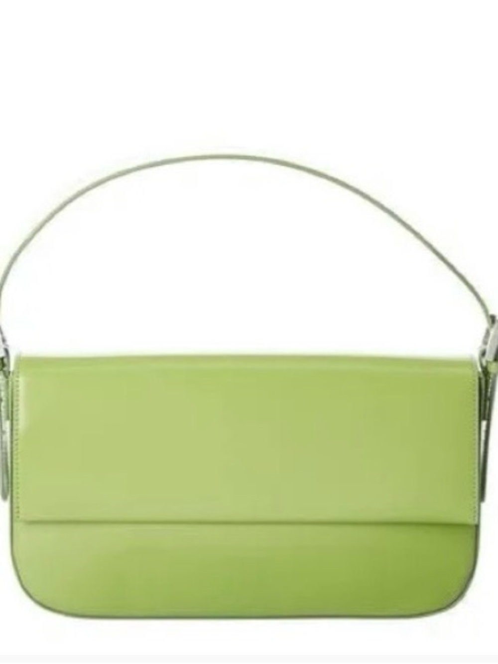 by far manu baguette shoulder bag in green